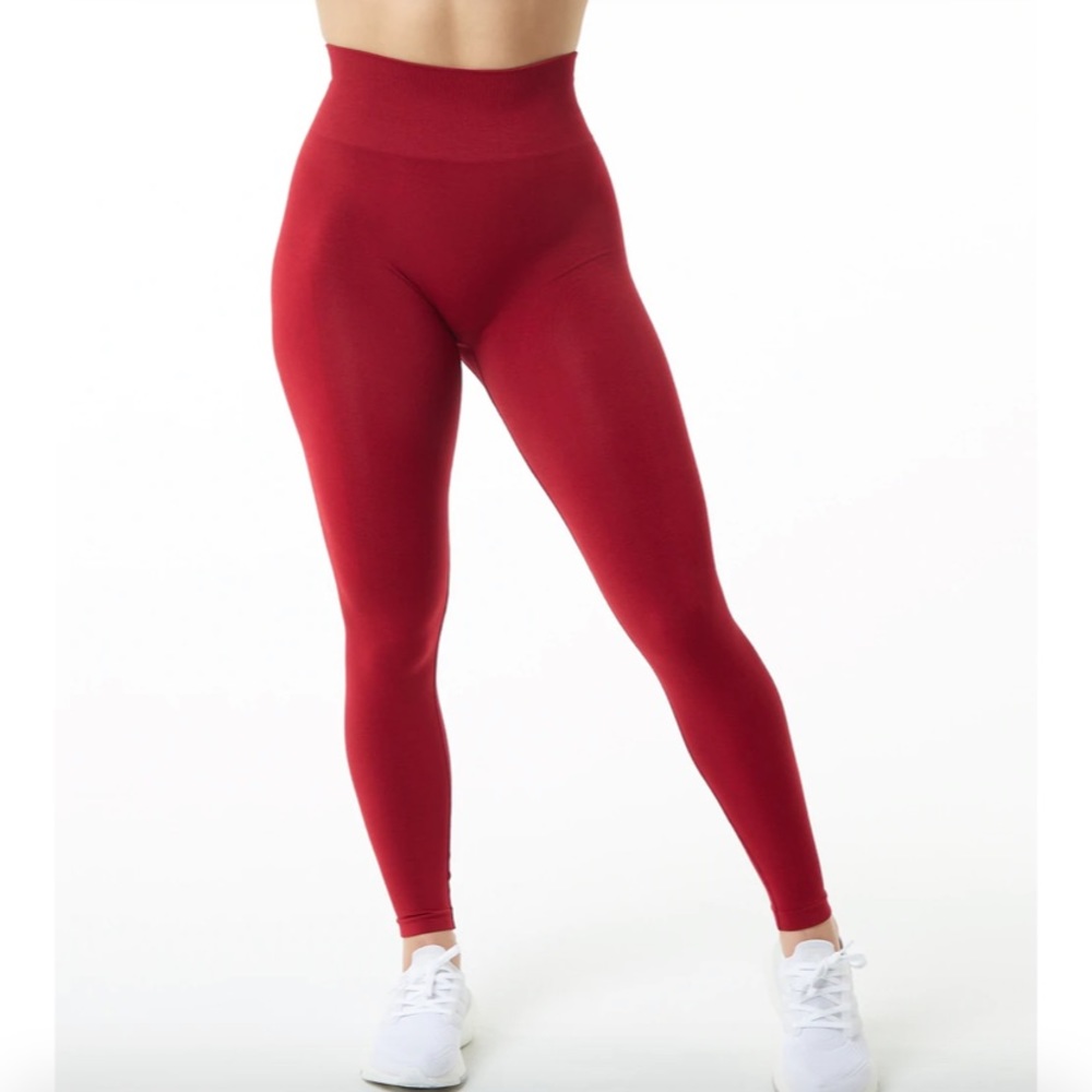 Red Alphalete Leggings